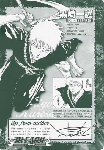 Otaku Gallery  / Anime e Manga / Bleach / Cards / 001.jpg